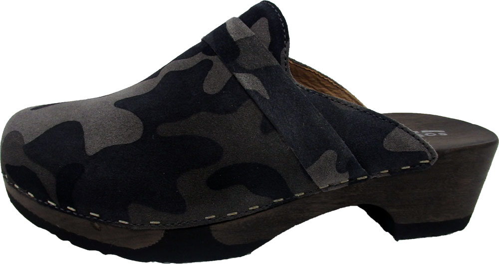 softclox-pantoffel-tamina-camouflage-granit-biegsame holzsohle