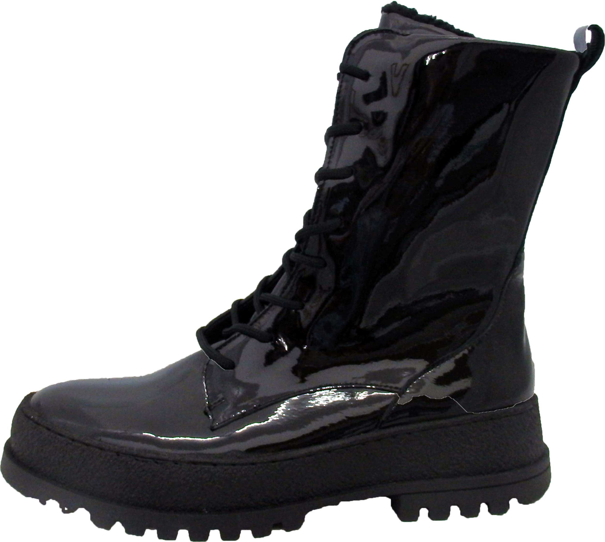 Waldläufer Stiefel H-Tara Lackleder schwarz