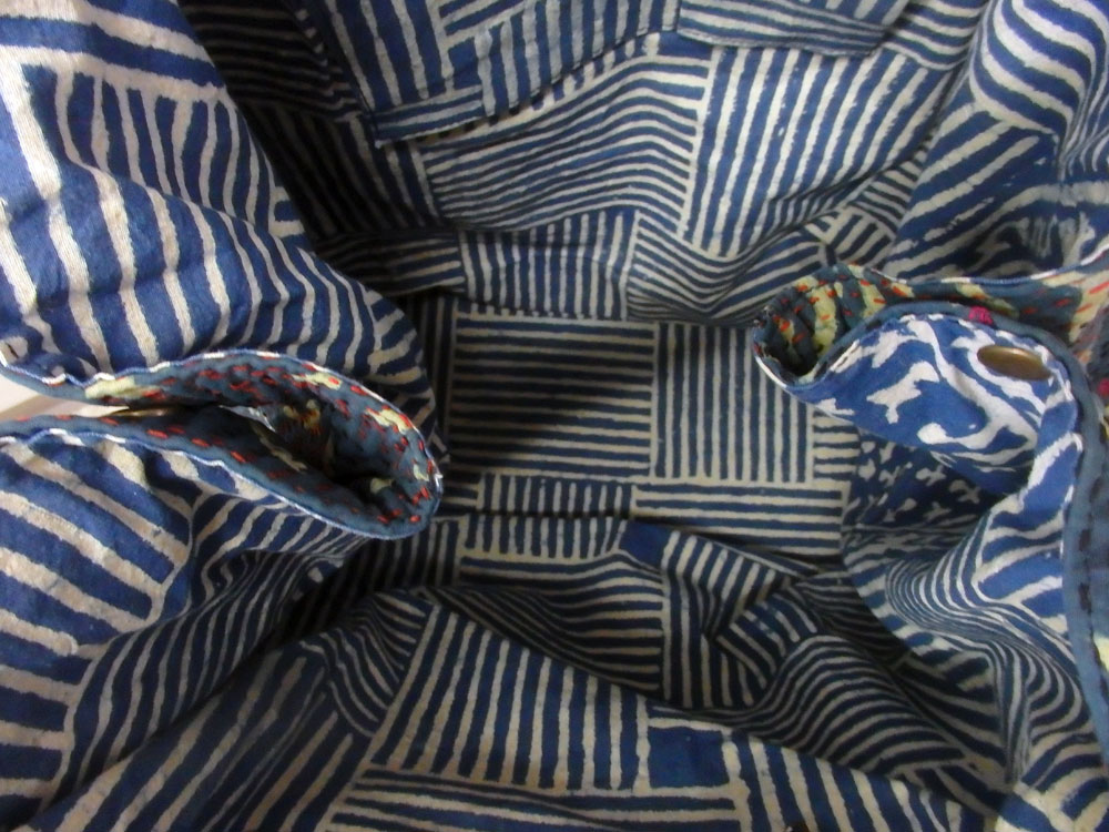 Strandtasche BLUE MOON batik